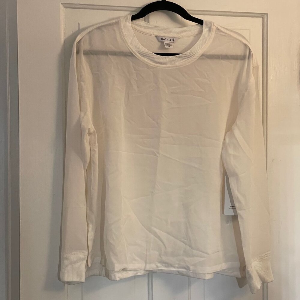 Athleta silk hybrid top size medium NWT